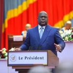 Félix Tshisekedi, lors du discours sur l'état de la nation