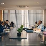 Lors de la rencontre entre le ministre d'Infrastructures, John Banza, et la délégation de la Banque mondiale ce vendredi 5 septembre 2025 à Kinshasa