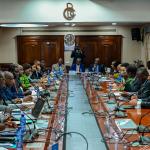 Lors de la réunion de la BCC et le FMI à Kinshasa dans le cadre de la deuxième revue FEC