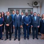 Photo prise  à l'issue de leur rencontre avec la délégation de l'ONU à Kinshasa 