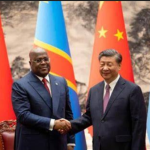 Le président de la République démocratique du Congo, Félix-Antoine Tshisekedi, et le président de la Chine Xi Jinping