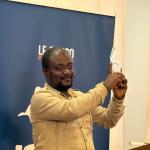 Simplice Kapipa, lauréat du prix Kanyaka 2