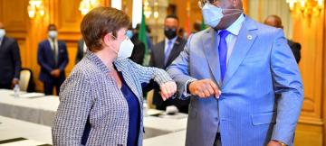 La DG du FMI et le Président de la RDC