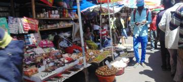 Un marché à Kinshasa 