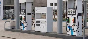 Une station-service