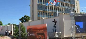 Le bâtiment administratif de la Gécamines à Lubumbashi