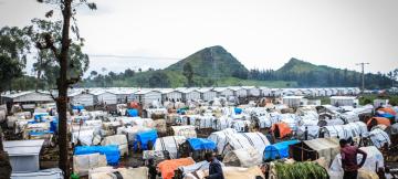 Un camp des déplacés en RDC. Photo d'illustration