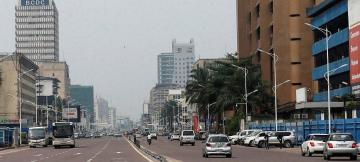 Le centre-ville de Kinshasa