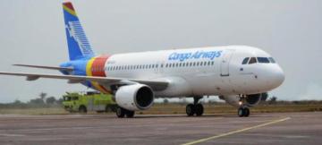 Un avion de Congo Airways sur le tarmac de l'aéroport de Ndjili. Photo d'ilustration