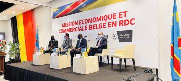 Ici, la mission économique Belge à Kinshasa en mars 2022