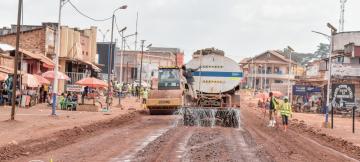 Construction des routes. Photo d'illustration