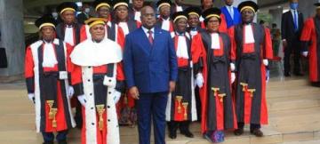 Félix Tshisekedi et les Hauts magistrats. Photo d'illustration 