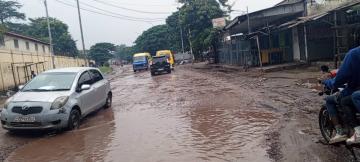 L'état des routes à Kinshasa. Photo Deskeco