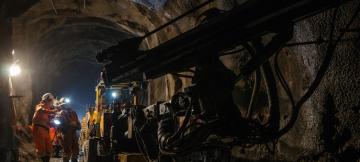 Les miniers en pleine exploitation. Ph. Droits tiers 