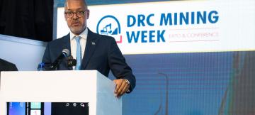Kizito Pakabomba, ministre congolais des mines 