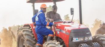 Félix Tshisekedi lors du lancement de la campagne agricole 