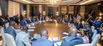 Premiere réunion de la Troïka politique du gouvernement Suminwa II 