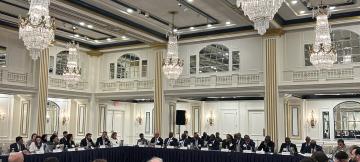 Photo prise lors de cette table ronde stratégique organisée aux Etats-Unis pour dynamisation des minéraux critiques et du corridor de Lobito