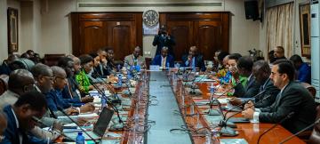 Lors de la réunion de la BCC et le FMI à Kinshasa dans le cadre de la deuxième revue FEC 