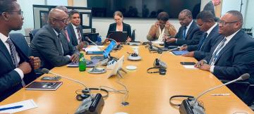 Lors d'une séance du travail entre le FMI et le gouvernement congolais représenté par le ministre de Finances à Washington