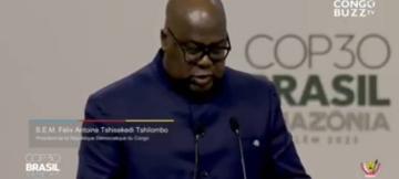 Félix Tshisekedi à la Cop 30