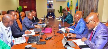 Rencontre entre les responsables de regies financières et l'Inspection générale de Finances le 14 novembre 2025 à Kinshasa 