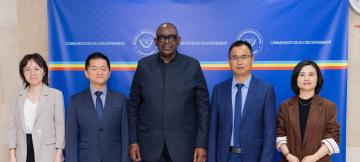 Le Groupe Zijin Mining lors de la présentation de son rapport annuel de production minier sur l'an 2025 au ministre de Mines