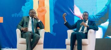 À l’occasion de la journée de mémoire consacrée à Bunagana et Uvira, le Vice-Premier ministre, ministre de l’Économie nationale, Daniel Mukoko Samba, et le ministre du Commerce extérieur, Julien Paluku