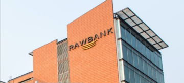 ILLUSTRATION : Bâtiment de la Rawbank, une des banques commerciales en RDC, signataire du communiqué