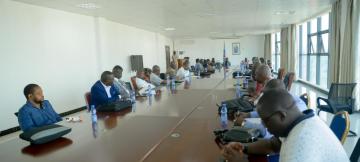 Lors de la mission du ministère de Mines dans la province de Haut Katanga le 26 janvier 2026