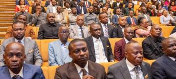 Comptables publics lors de la prestation de serment vendredi  30 janvier 2026 à Kinshasa.