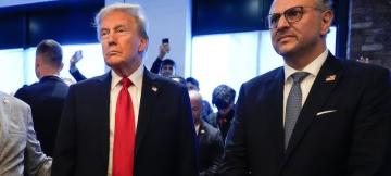 De gauche à droite, Donald Trump et Massad Boulos.