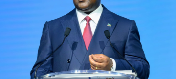 Le président Félix Antoine Tshisekedi au Forum africain sur l'eau, à Ndjamena.