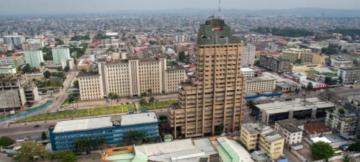 Vue de la ville de Kinshasa aménagée.