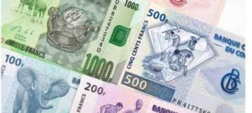 Les petites coupures du Franc congolais.