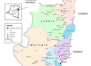 carte nord-Kivu