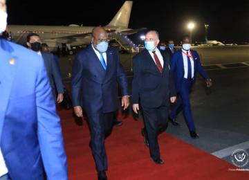 Félix Tshisekedi au Caire 