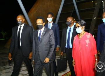 le président somalien 