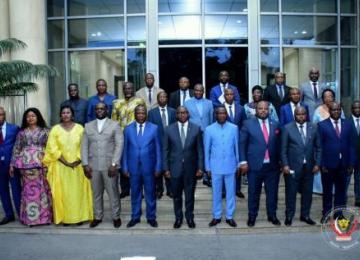 Sama Lukonde et les gouverneurs de provinces