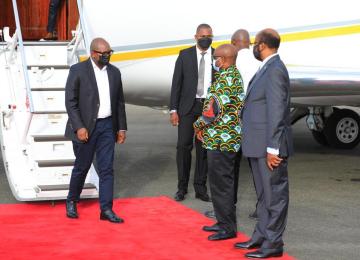 Arrivée du Premier Ministre en Tanzanie 