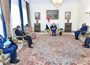 La VPM de l'Environnement reçue au Caire par le Président égyptien 