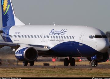 Un avion de Rwandair 