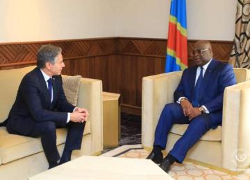 Le secrétaire d’État américain effectue une visite de 48 heures à Kinshasa 