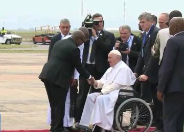 Le séjour à Kinshasa du Souverain pontife démarre ce mardi jusqu'à vendredi 3 janvier 2023