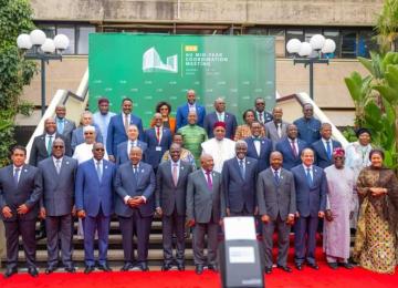 Cette réunion avait comme thème " L'accélération de la zone de libre échange africaine "