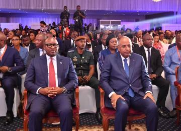 Le Premier Ministre Sama Lukonde ici au côté de son homologue ivoirien Patrick ACHI 