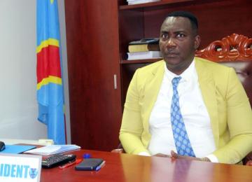 Godé Mpoy,  président de l'assemblée provinciale de Kinshasa 