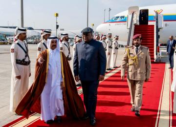 Le chef de l'Etat effectue une visite de travail de 48 heures au Qatar