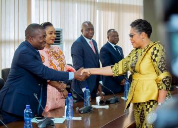 La Première Ministre Judith Suminwa a consulté l'Union nationale de la Presse du Congo 