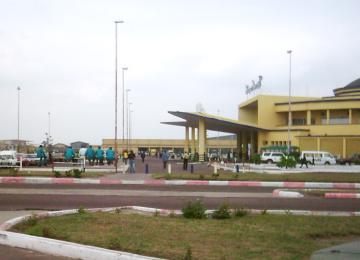 Une vue de l'aéroport de N'djili